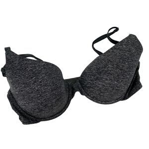 Victoria’s Secret Uplift Semi Demi Charcoal Black Bra Size 34C